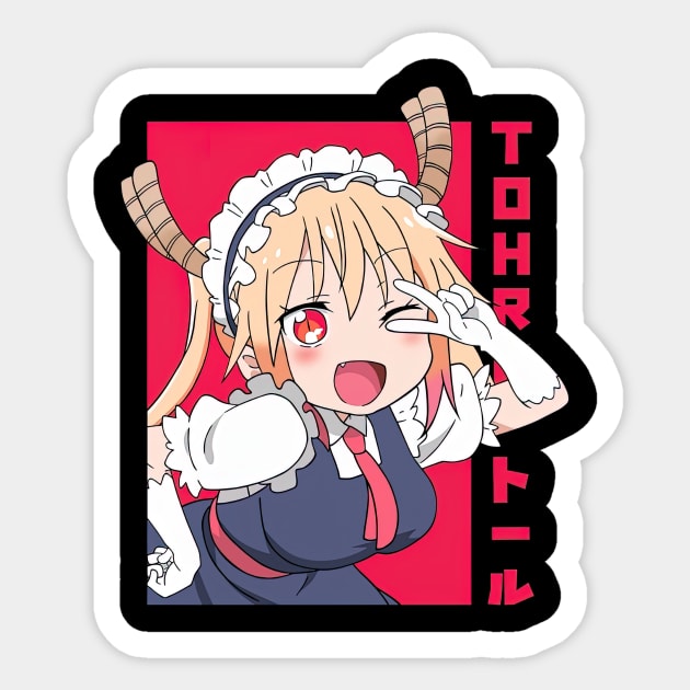 Tohru Kobayashi Sticker by AinisticGina